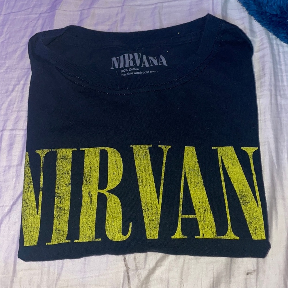 nirvana crop top